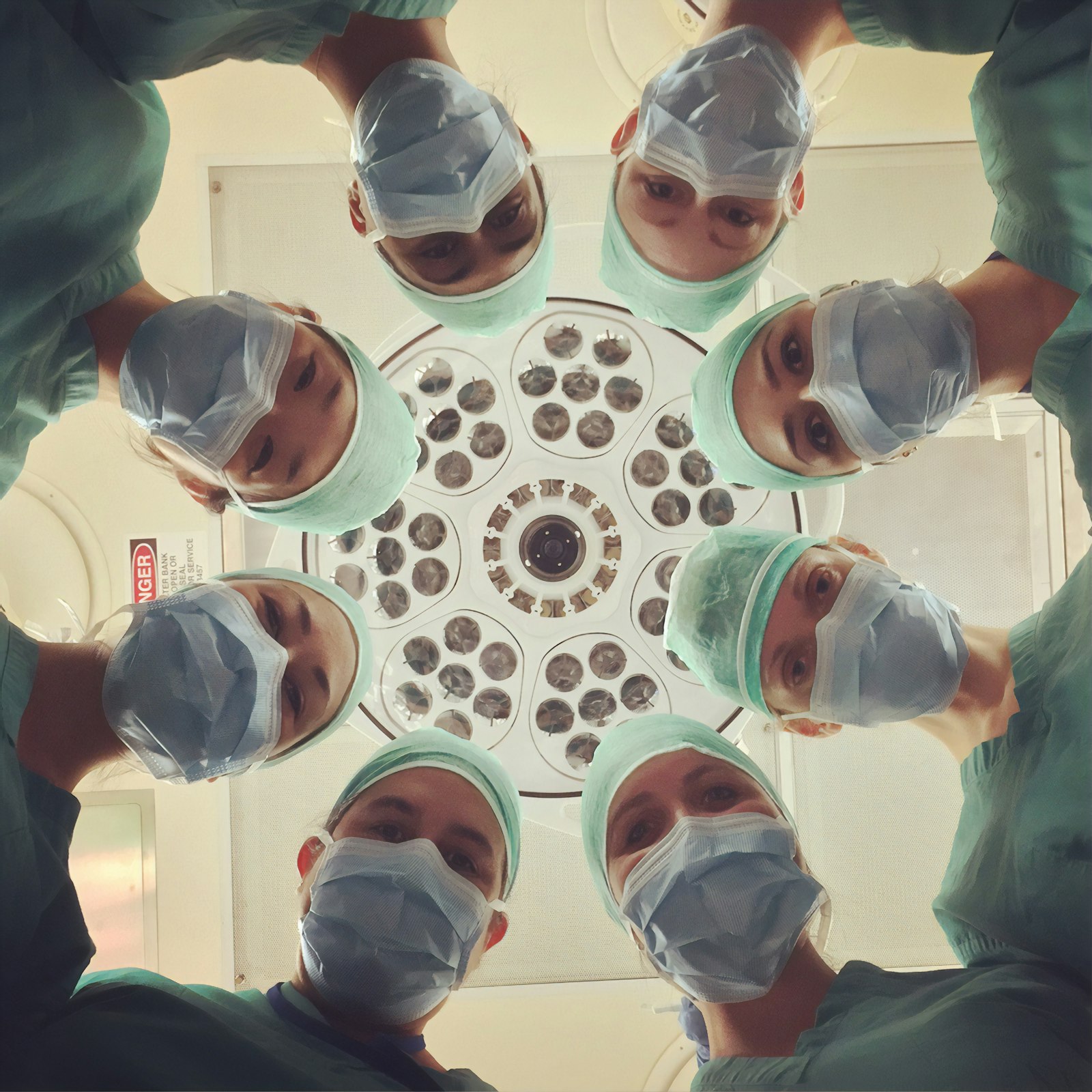 Medical team conducting a quality review